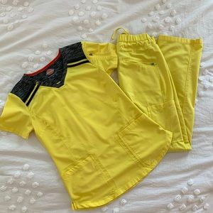 Yellow Dickies Scrubs